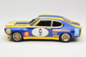 Ford Capri Mk1 RS 2600 #9 K. Fritzinger / H. Heyer Team Europa Möbel 6 Hours of Nürburgring ETCC 1973 Minichamps 1:18 1557385 – obrázek 3 z 6