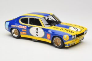 Ford Capri Mk1 RS 2600 #9 K. Fritzinger / H. Heyer Team Europa Möbel 6 Hours of Nürburgring ETCC 1973 Minichamps 1:18 1557385 – obrázek 4 z 6