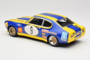 Ford Capri Mk1 RS 2600 #9 K. Fritzinger / H. Heyer Team Europa Möbel 6 Hours of Nürburgring ETCC 1973 Minichamps 1:18 1557385 – obrázek 5 z 6