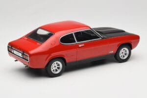 Ford Capri Mk1 RS 2600 Červený s Černou Kapotou MCG 1:18 MCG18538 Kov – obrázek 2 z 6