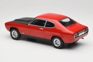 Ford Capri Mk1 RS 2600 Červený s Černou Kapotou MCG 1:18 MCG18538 Kov – obrázek 5 z 6