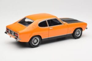 Ford Capri Mk1 RS 2600 Signal Orange Černý Minichamps 1:18 150089077 Kov – obrázek 3 z 8