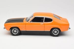 Ford Capri Mk1 RS 2600 Signal Orange Černý Minichamps 1:18 150089077 Kov – obrázek 4 z 8