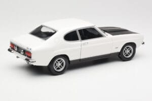Ford Capri Mk1 RS 2600 Bílý Černý Minichamps 1:18 150089078 Kov – obrázek 3 z 8