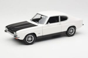 Ford Capri Mk1 RS 2600 Bílý Černý Minichamps 1:18 150089078 Kov