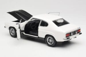 Ford Capri Mk1 RS 2600 Bílý Černý Minichamps 1:18 150089078 Kov – obrázek 5 z 8