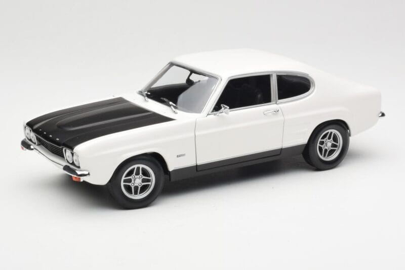 Ford Capri Mk1 RS 2600 Bílý Černý Minichamps 1:18 150089078 Kov