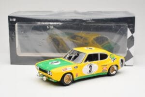 Ford Capri RS2600 BP Racing Team #3 G. Birrell / C. Bourgoignie 2nd Place 24 Hours of Spa 1972 Minichamps 1:18 155728503 Kov – obrázek 6 z 6