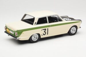 Ford Cortina Lotus #31 J. Ickx / G. Staepelaere Marathon de la Route 1966 MCG 1:18 MCG18436R Kov – obrázek 2 z 6