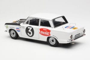 Ford Cortina Mk1 #3 P. Hughes / B. Young African Safari Rally 1964 AUTOart 1:18 86428 Kov – obrázek 7 z 8
