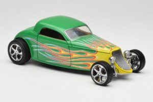 Ford Coupe Zelený s Ohněm Road Signature 1:18 30109 Kov – obrázek 6 z 8