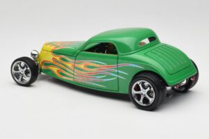 Ford Coupe Zelený s Ohněm Road Signature 1:18 30109 Kov – obrázek 7 z 8