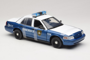Ford Crown Victoria Police Interceptor The Walking Dead Greenlight 1:18 12957 Kov – obrázek 4 z 6
