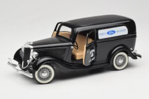 Ford Delivery Truck Ford Parts Černý Solido 1:18 8417 Kov – obrázek 3 z 8