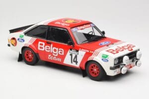 Ford Escort Mk2 RS 1800 #14 Droogmans / Joosten Belga 3rd Place Lotto Haspengouw Rally 1983 Minichamps 1:18 155838714 Kov – obrázek 4 z 6
