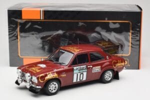 Ford Escort RS 1600 Mk1 #10 H. Mikkola / J. Davenport RAC Rally 1974 IXO 1:18 18RMC047C Kov – obrázek 6 z 6