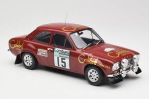 Ford Escort RS 1600 Mk1 #15 M. Alen / I. Kivimäki RAC Rally 1974 IXO 1:18 18RMC047B Kov – obrázek 4 z 6
