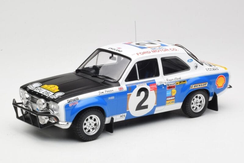 Ford Escort RS 1600 Mk1 #2 R. Clark / J. Porter Safari Rally 1973 IXO 1:18 18RMC075A Kov