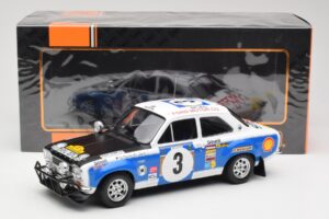 Ford Escort RS 1600 Mk1 #3 V. Preston Jr. / B. Smith Safari Rally 1973 IXO 1:18 18RMC075B Kov – obrázek 6 z 6