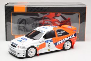 Ford Escort WRC #6 A. Schwarz / M. Giraudet Acropolis Rally 1997 IXO 1:18 18RMC172B Kov – obrázek 6 z 6