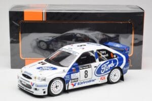 Ford Escort WRC #8 B. Thiry / S. Prevot RAC Rally 1998 IXO 1:18 18RMC170B Kov – obrázek 6 z 6
