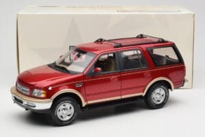 Ford Expedition Eddie Bauer Červený Metalický UT Models 1:18 22711 Kov – obrázek 8 z 8