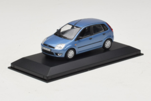 Ford Fiesta Mk5 4-Door Světle Modrý Minichamps 1:43 FIESTA002 Kov – obrázek 2 z 4