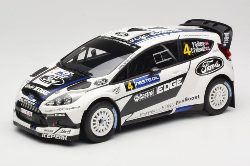 Ford Fiesta RS WRC #4 H. Solberg / C. Patterson Ford Rally Team Rally Finland 2012 Minichamps 1:18 151120804 Kov