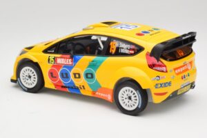 Ford Fiesta RS WRC #15 H. Solberg / I. Minor Stobart Wales Rally GB 2011 Minichamps 1:18 151110815 Kov – obrázek 5 z 6