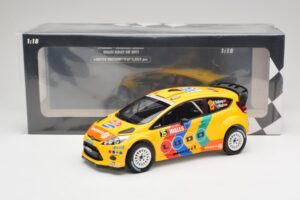 Ford Fiesta RS WRC #15 H. Solberg / I. Minor Stobart Wales Rally GB 2011 Minichamps 1:18 151110815 Kov – obrázek 6 z 6