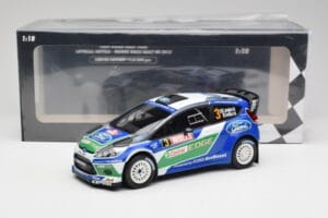Ford Fiesta WRC #3 J-M. Latvala / M. Anttila Rally Great Britain Winner 2012 Minichamps 1:18 151120803 Kov – obrázek 6 z 6