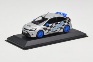 Ford Focus RS Mk2 Promo Blue Wheels Minichamps 1:43 FORD002 Kov – obrázek 2 z 4