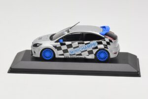 Ford Focus RS Mk2 Promo Blue Wheels Minichamps 1:43 FORD002 Kov