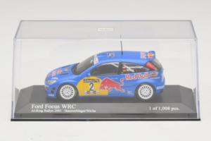 Ford Focus WRC #2 R. Baumgartner / B. Wichs Red Bull Rally Austria 2001 Minichamps 1:43 430008907 Kov – obrázek 4 z 5