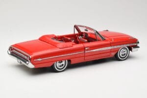 Ford Galaxie 500 Kabriolet Červený Sun Star 1:18 1420 Kov – obrázek 3 z 8