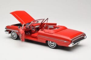 Ford Galaxie 500 Kabriolet Červený Sun Star 1:18 1420 Kov – obrázek 5 z 8