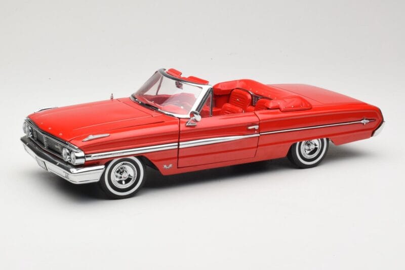 Ford Galaxie 500 Kabriolet Červený Sun Star 1:18 1420 Kov