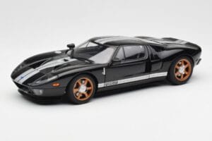 Ford GT Černý S Bílými Pruhy AUTOart 1:18 73023 Kov