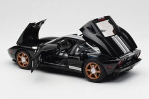 Ford GT Černý S Bílými Pruhy AUTOart 1:18 73023 Kov – obrázek 5 z 8
