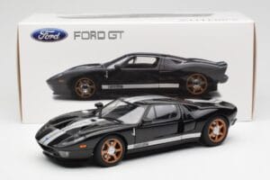Ford GT Černý S Bílými Pruhy AUTOart 1:18 73023 Kov – obrázek 8 z 8