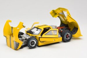 Ford GT40 Mk IV Žlutý 1967 Shelby Collectibles 1:18 31414S Kov – obrázek 2 z 8