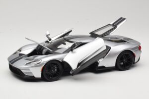 Ford GT Stříbrný Maisto 1:18 31384 Kov – obrázek 2 z 8