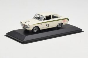 Ford Lotus Cortina Mk1 #59 J. Clark / R. Parsons Sebring 12 Hours 1964 Minichamps 1:43 400648259 Kov – obrázek 2 z 4
