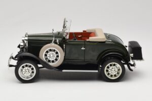 Ford Model A Tmavě Zelený Motor City 1:18 20003 Kov – obrázek 4 z 8