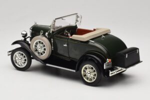 Ford Model A Tmavě Zelený Motor City 1:18 20003 Kov – obrázek 7 z 8