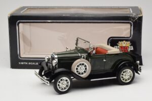 Ford Model A Tmavě Zelený Motor City 1:18 20003 Kov – obrázek 8 z 8