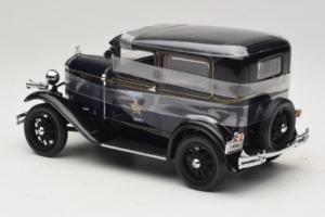 Ford Model A Tudor Police Car Motor City 1:18 43008 Kov – obrázek 5 z 6