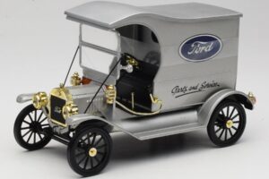 Ford Model T Delivery Truck Stříbrný Eagle Collectibles 1:18 430600 Kov