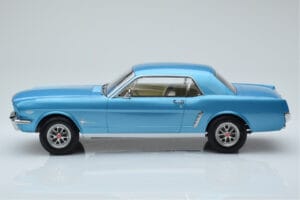 Ford Mustang Coupe Tyrkysový Norev 1:18 182800 Kov – obrázek 3 z 6