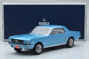 Ford Mustang Coupe Tyrkysový Norev 1:18 182800 Kov – obrázek 6 z 6